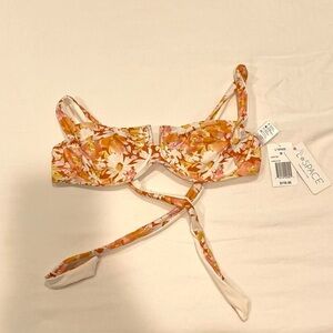 L*SPACE camellia bikini top